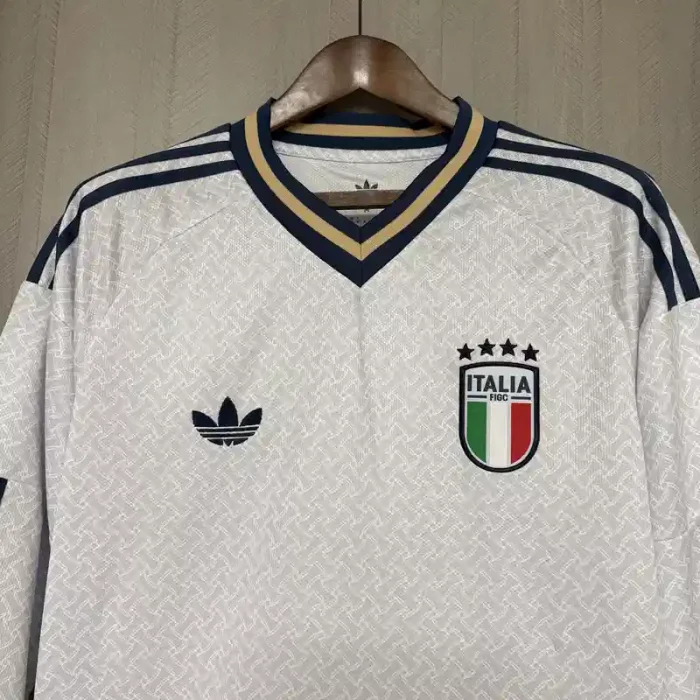 Long Sleeves Italy 2026 World Cup Away Jersey - Fan Version