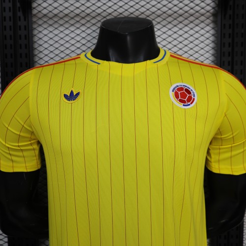 Colombia 2026 World Cup Retro Yellow Jersey - Player Version