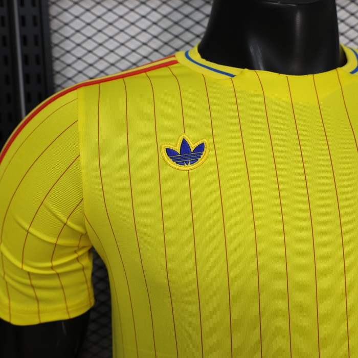 Colombia 2026 World Cup Retro Yellow Jersey - Player Version
