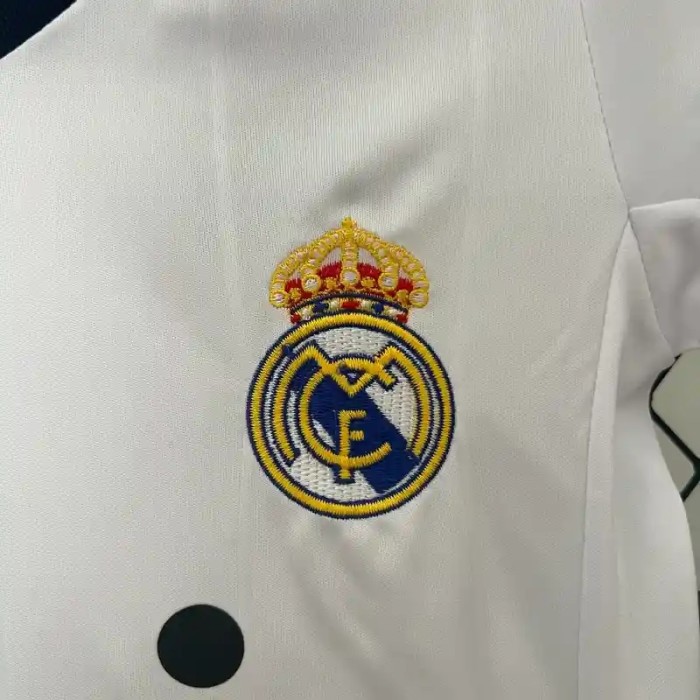 Real Madrid 12/13 Retro Home Soccer Jersey- Kids Kit