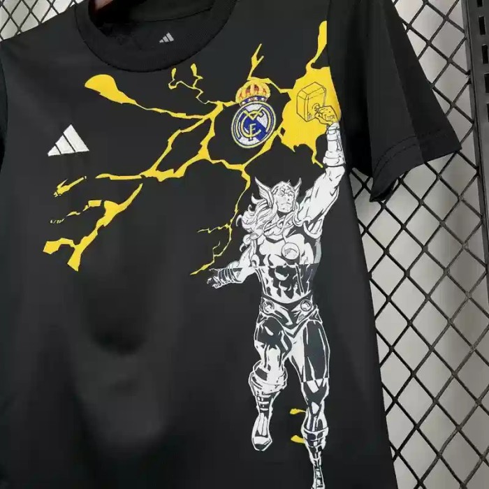 Real Madrid 25/26 Madrid Pre-Match Soccer Jersey- Kids Kit