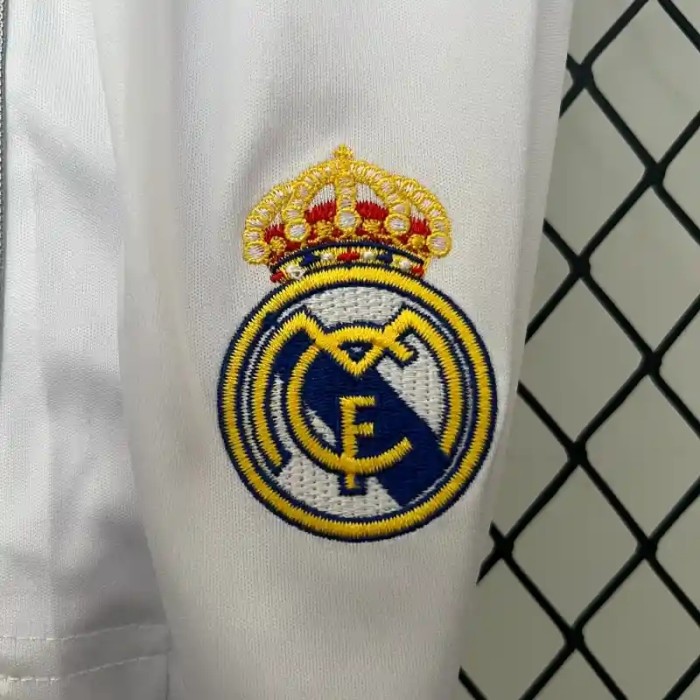 Real Madrid 13/14 Retro Home Soccer Jersey- Kids Kit