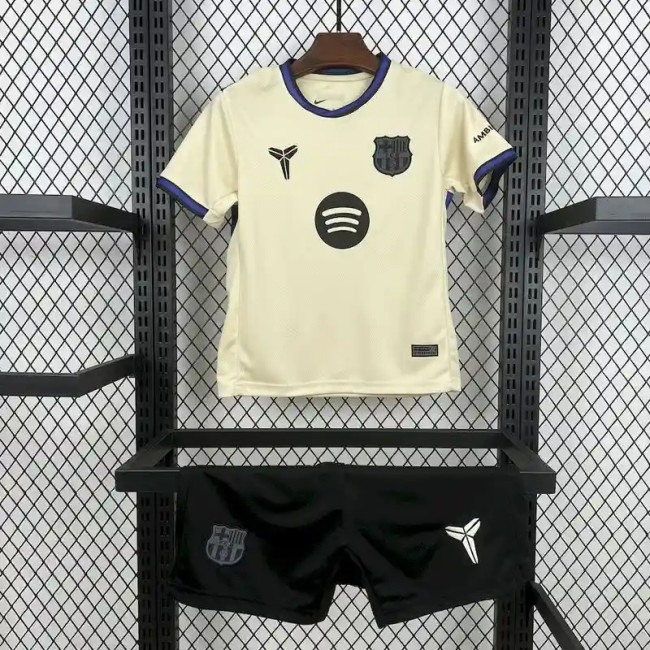 Barcelona 25/26 Away Soccer Jersey – Kids Kit