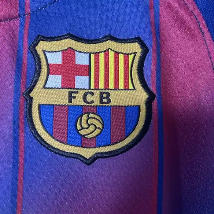Barcelona 25/26 Home Soccer Jersey – Kids Kit