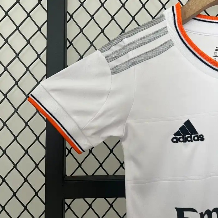 Real Madrid 13/14 Retro Home Soccer Jersey- Kids Kit