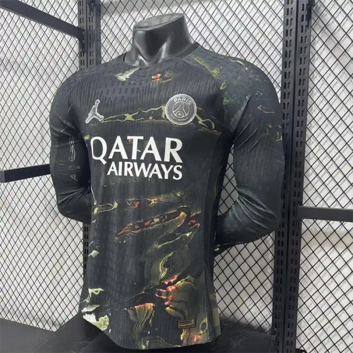 Long Sleeves PSG 26/27 Paris Saint Germain Home Soccer Jersey - Player Version