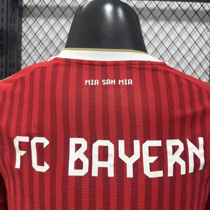 Long Sleeves Bayern Munich 26/27 Home Soccer Jersey - Player Version