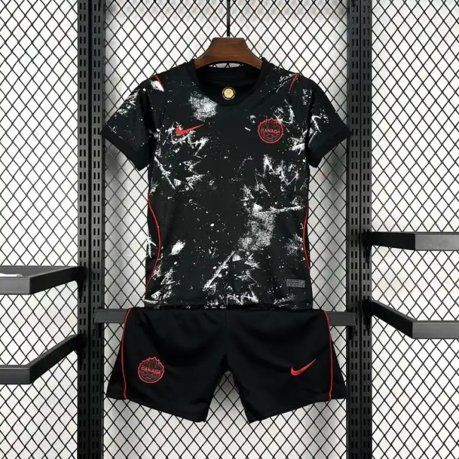 Canada 2026 World Cup Away Soccer Jerseys – Kids Kit