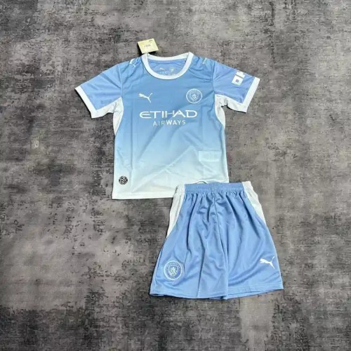 Manchester City 26/27 Home Soccer Jerseys– Kids Kit