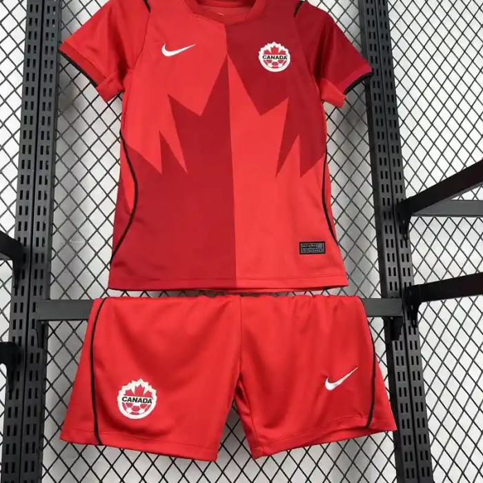 Canada 2026 World Cup Home Soccer Jerseys – Kids Kit