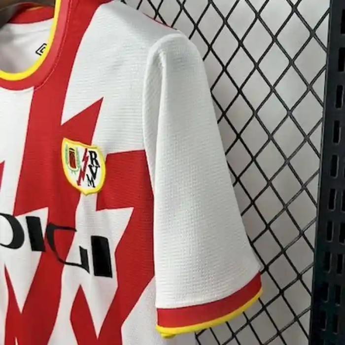 Rayo Vallecano 25/26 Home Soccer Jersey - Fan Version
