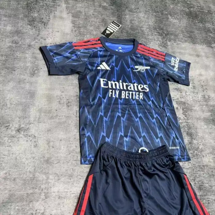 Arsenal 25/26 Away Soccer Jerseys – Kids Kit