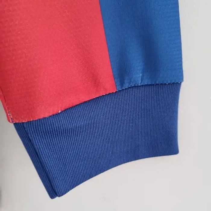 Long Sleeves Barcelona 2010-11 Home Retro Soccer Jersey- Fan Version