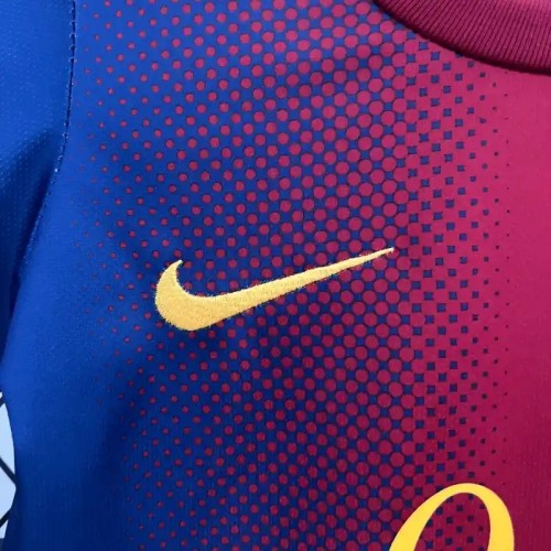 Barcelona 2012-13 Retro Home Soccer Jersey- Kids Kit