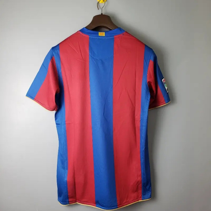 Barcelona 2007-08 Home Retro Soccer Jersey- Fan Version