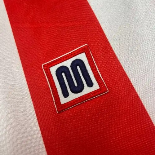 Atletico Madrid 1982-83 Home Retro Soccer Jersey- Fan Version