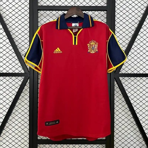 Spain 2000 Home Retro Soccer Jersey - Fan Version