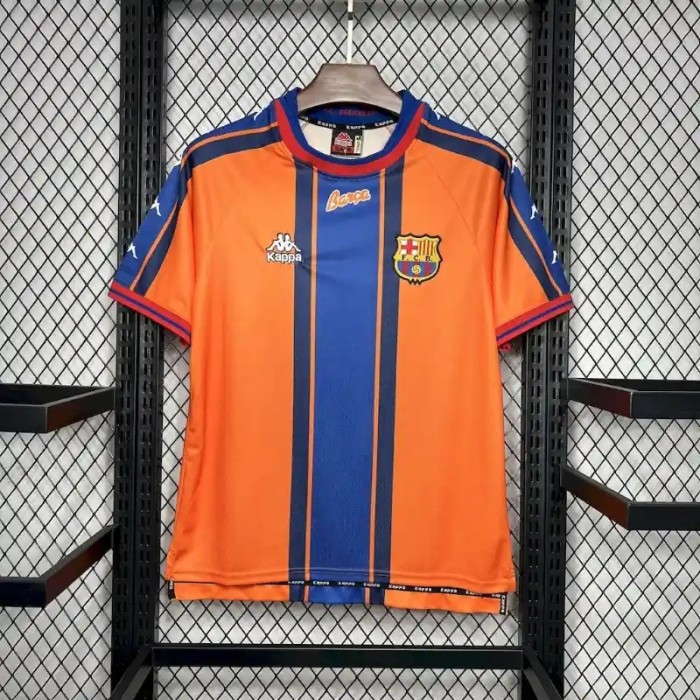 Barcelona 1997 Away Retro Soccer Jersey- Fan Version