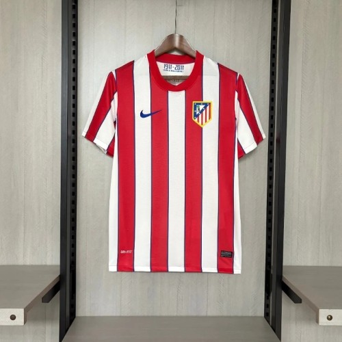 Atletico Madrid 2011-12 Home Retro Soccer Jersey- Fan Version