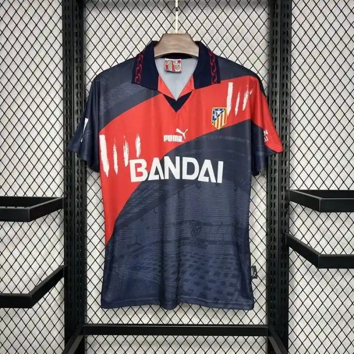 Atletico Madrid 1996-97 Third Retro Soccer Jersey- Fan Version