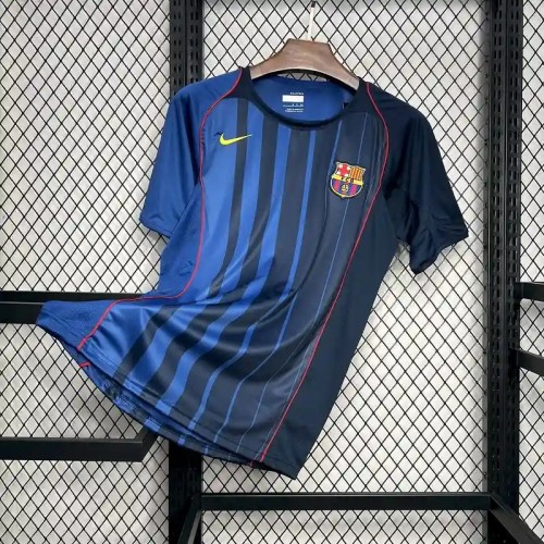 Barcelona 2004-05 Away Retro Soccer Jersey- Fan Version