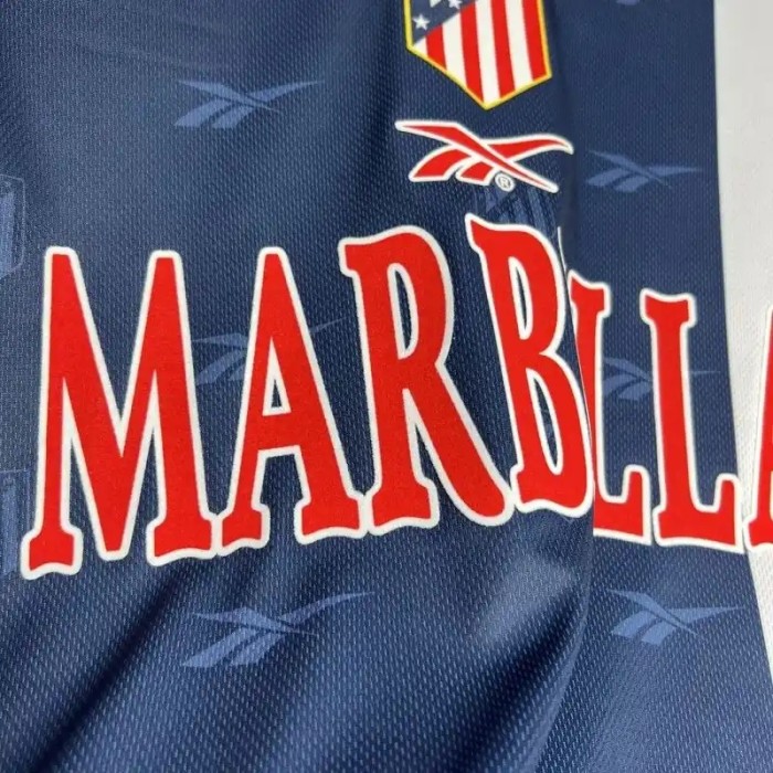 Atletico Madrid 1998-99 Third Retro Soccer Jersey- Fan Version
