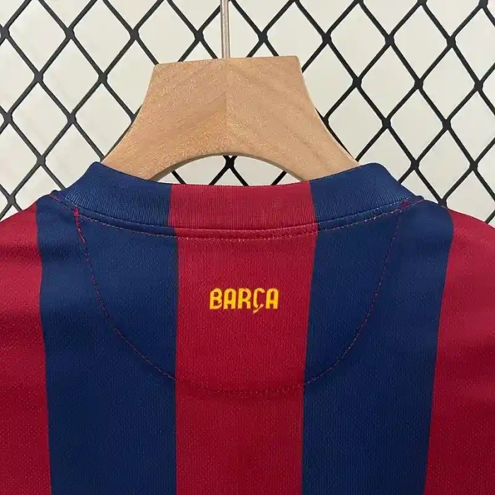 Barcelona 2014-15 Retro Home Soccer Jersey- Kids Kit