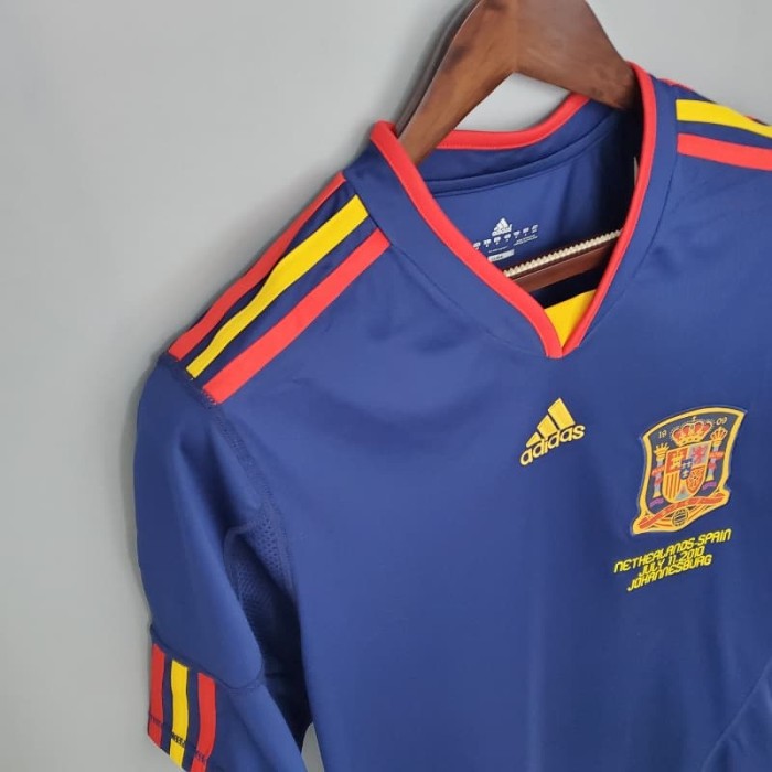 Spain 2010 Away Retro Soccer Jersey - Fan Version