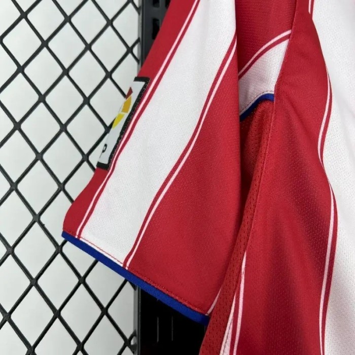 Atletico Madrid 2003-04 Home Retro Soccer Jersey- Fan Version