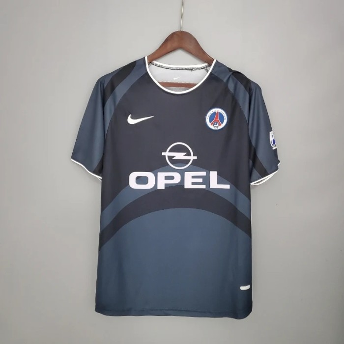 PSG 2001-02 Paris Saint Germain Home Retro Soccer Jersey - Fan Version