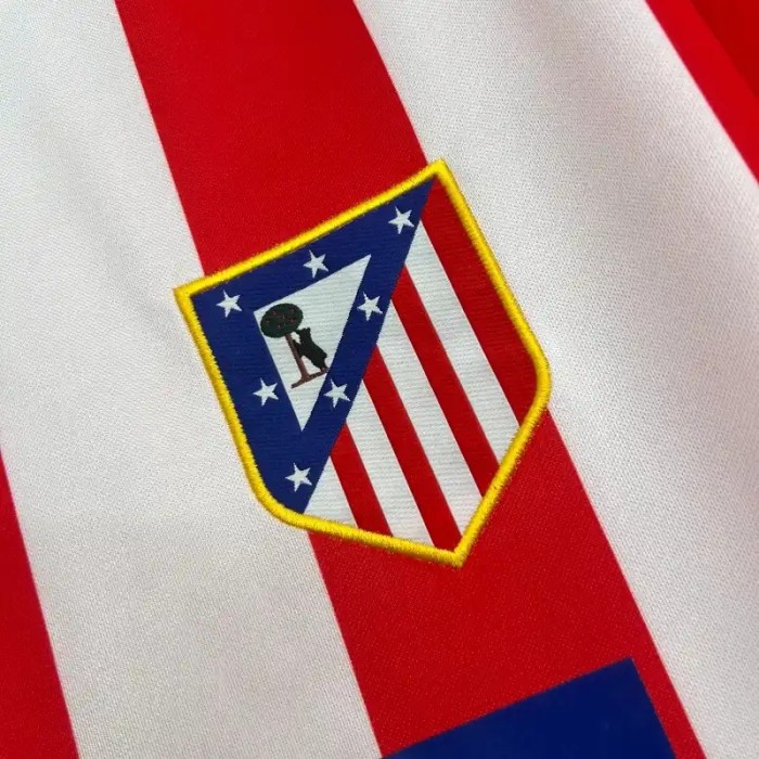 Atletico Madrid 2002-03 Home Retro Soccer Jersey- Fan Version