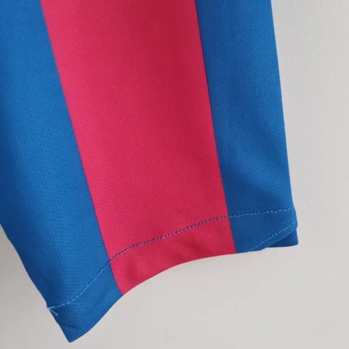 Long Sleeves Barcelona 2005-06 Home Retro Soccer Jersey- Fan Version