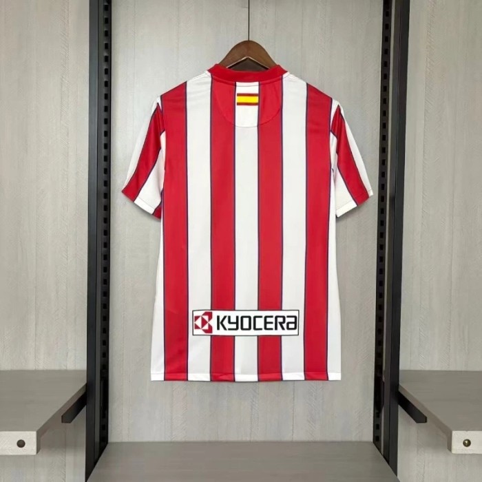 Atletico Madrid 2011-12 Home Retro Soccer Jersey- Fan Version