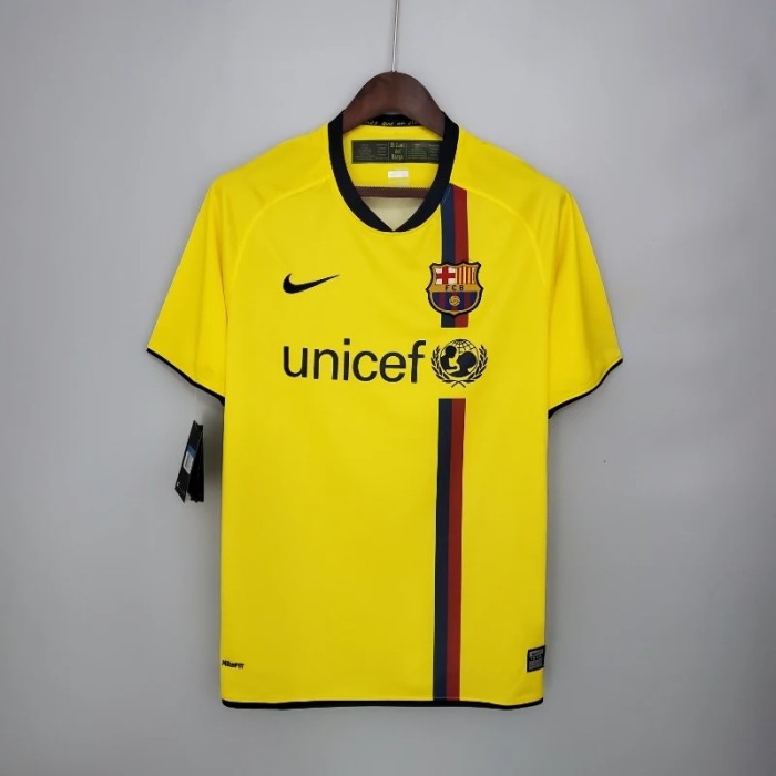 Barcelona 2008-09 Away Retro Soccer Jersey- Fan Version