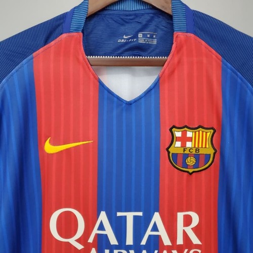 Barcelona 2016-17 Home Retro Soccer Jersey- Fan Version