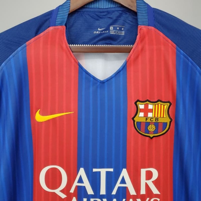 Barcelona 2016-17 Home Retro Soccer Jersey- Fan Version