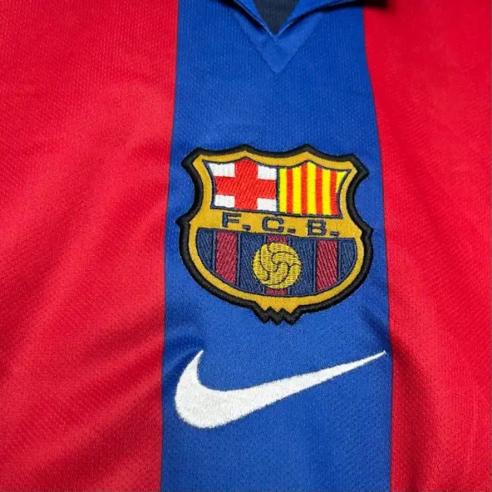 Barcelona 2004-05 Home Retro Soccer Jersey- Fan Version