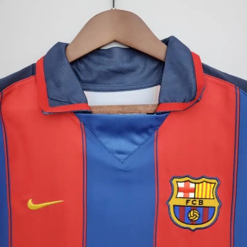Barcelona2003-04 Home Retro Soccer Jersey- Fan Version