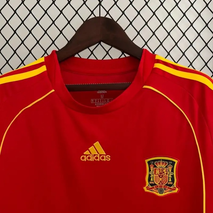 Spain 2008 Home Retro Soccer Jersey - Fan Version