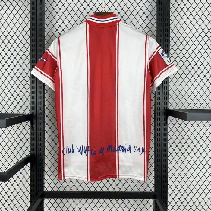 Atletico Madrid 1999-00  Home Retro Soccer Jersey- Fan Version
