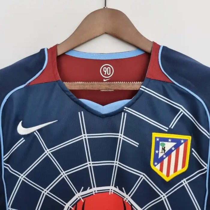 Atletico Madrid 2004-05 Away Retro Soccer Jersey- Fan Version
