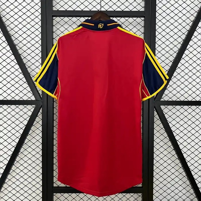 Spain 2000 Home Retro Soccer Jersey - Fan Version