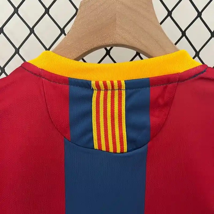 Barcelona 2010-11 Retro Home Soccer Jersey- Kids Kit