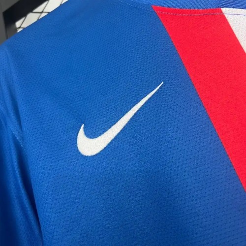 Atletico Madrid 2010-11 Home Retro Soccer Jersey- Fan Version