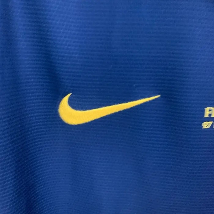 Long Sleeves Barcelona 2008-09 Home Retro Soccer Jersey- Fan Version