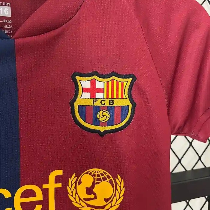 Barcelona 2008-09 Retro Home Soccer Jersey- Kids Kit