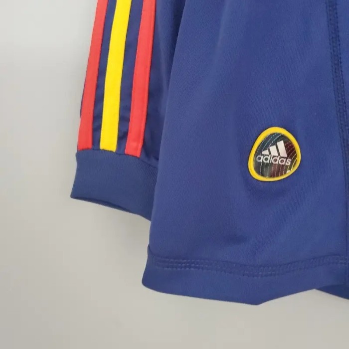 Long Sleeves Spain 2010 Away Retro Soccer Jersey - Fan Version