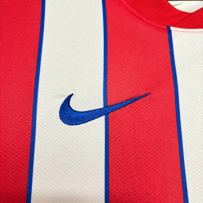 Atletico Madrid 2011-12 Home Retro Soccer Jersey- Fan Version