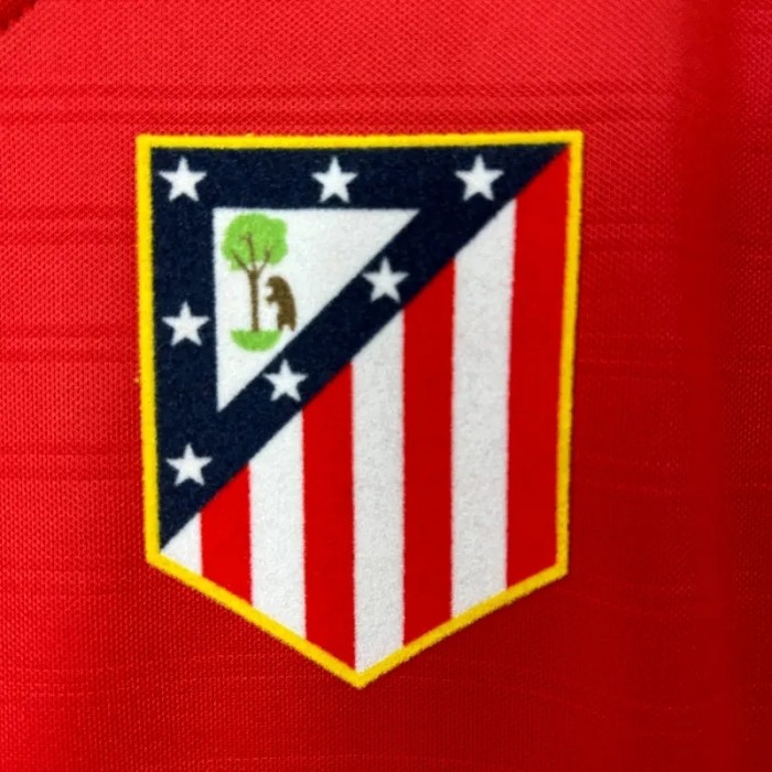Atletico Madrid 2001-02 Home Retro Soccer Jersey- Fan Version