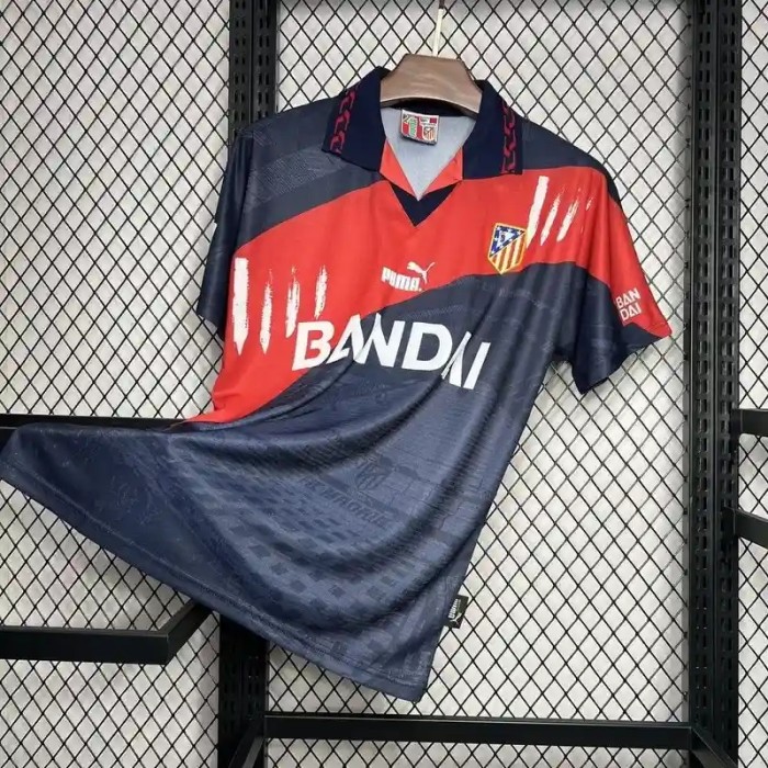 Atletico Madrid 1996-97 Third Retro Soccer Jersey- Fan Version